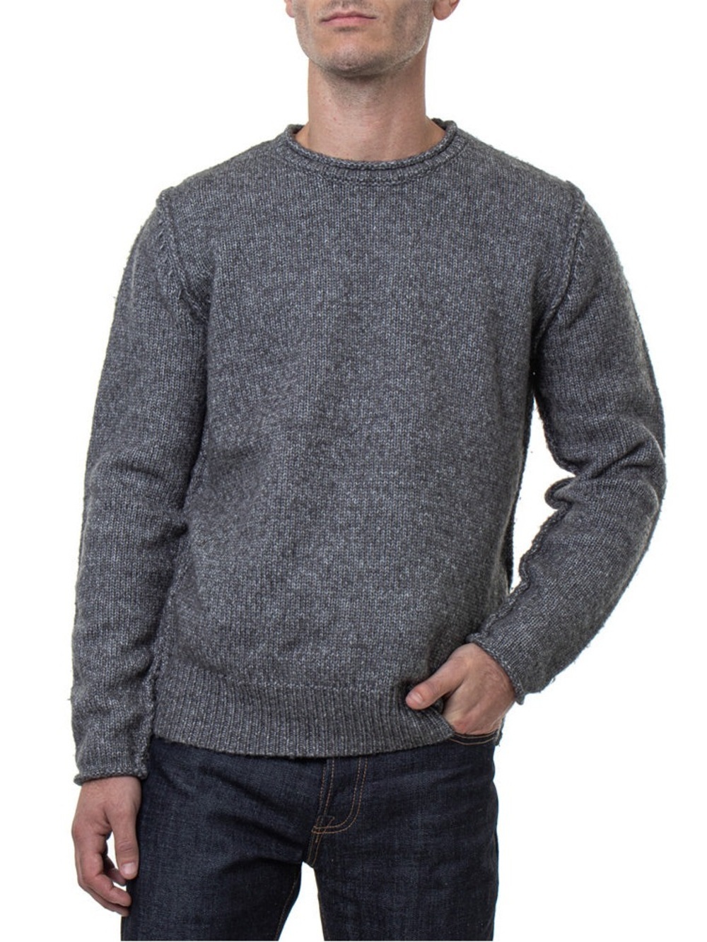 Schott Men’s Rolled Edge Sweater | SW1932 Size XL